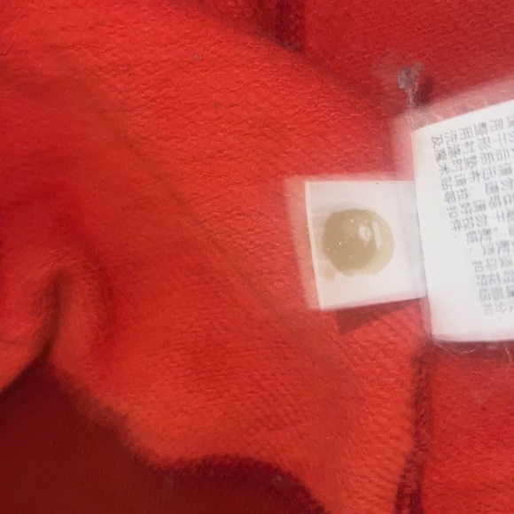 red camp bape hoodie